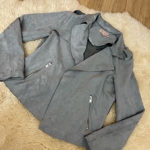 Philosophy Suede Moto jacket